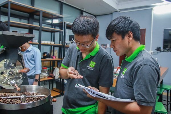 lớp học chuyên gia cà phê